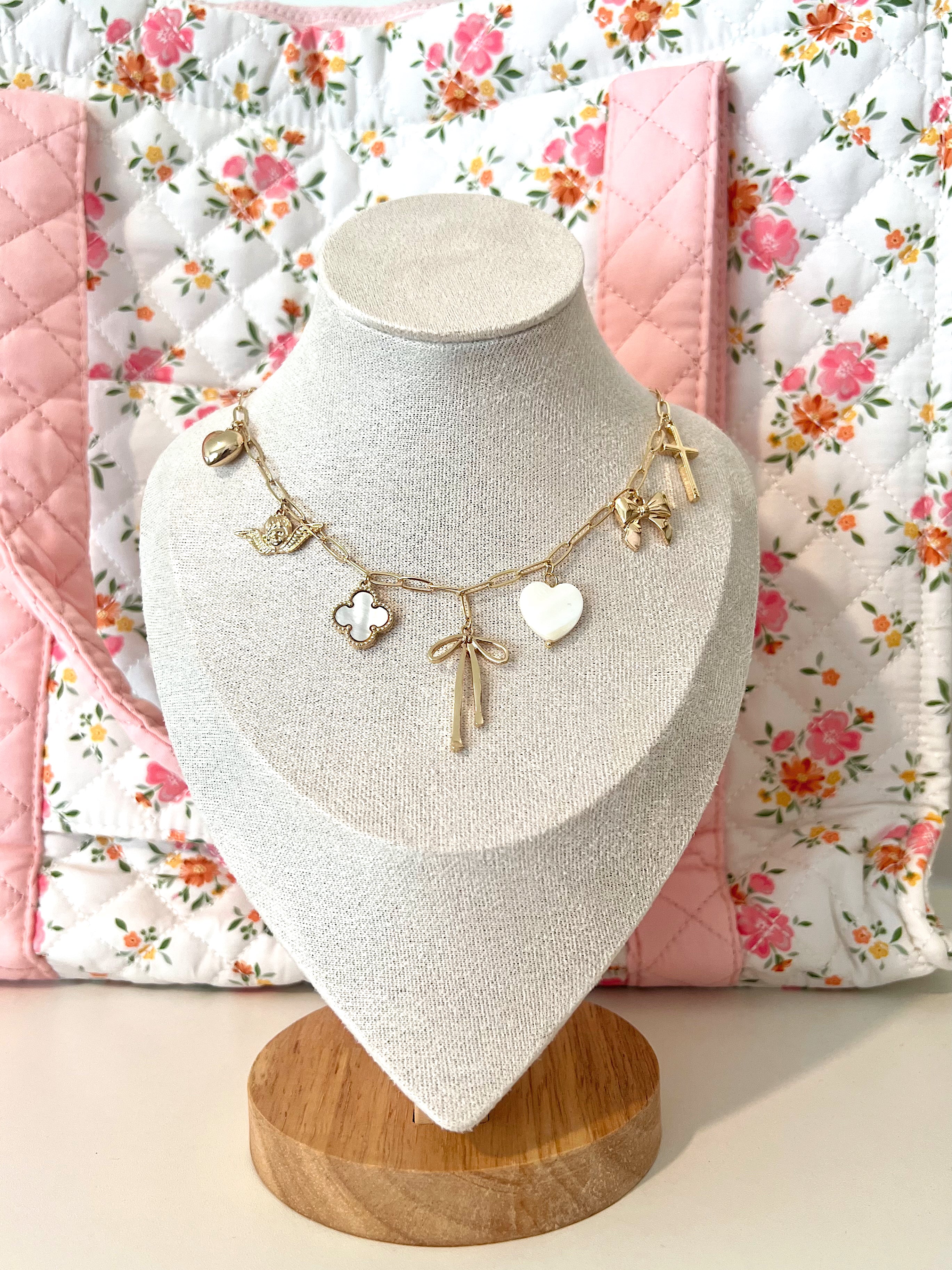 Jessa Charm Necklace- ONE LEFT
