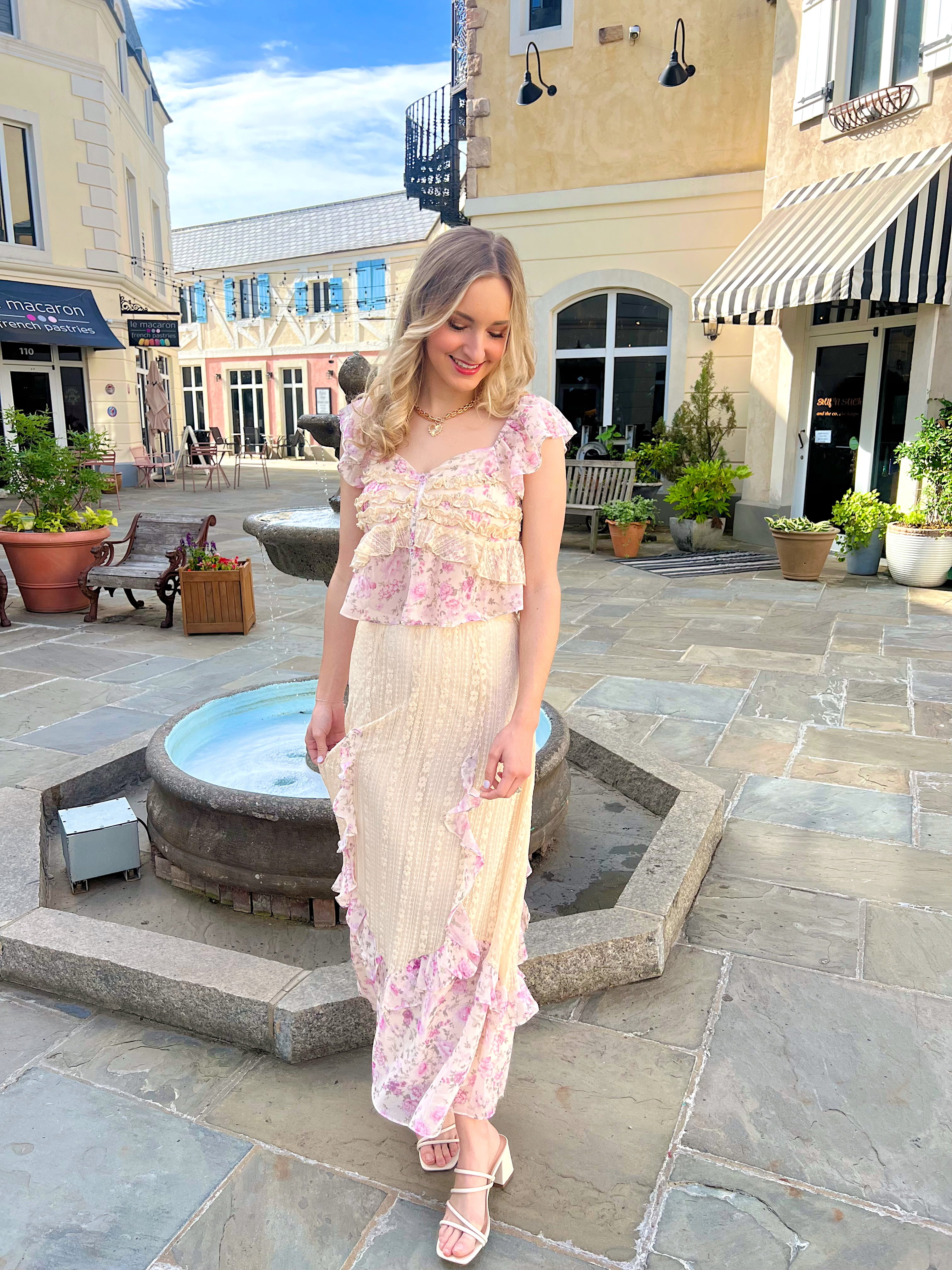 Sanremo Maxi Skirt- ONE LARGE