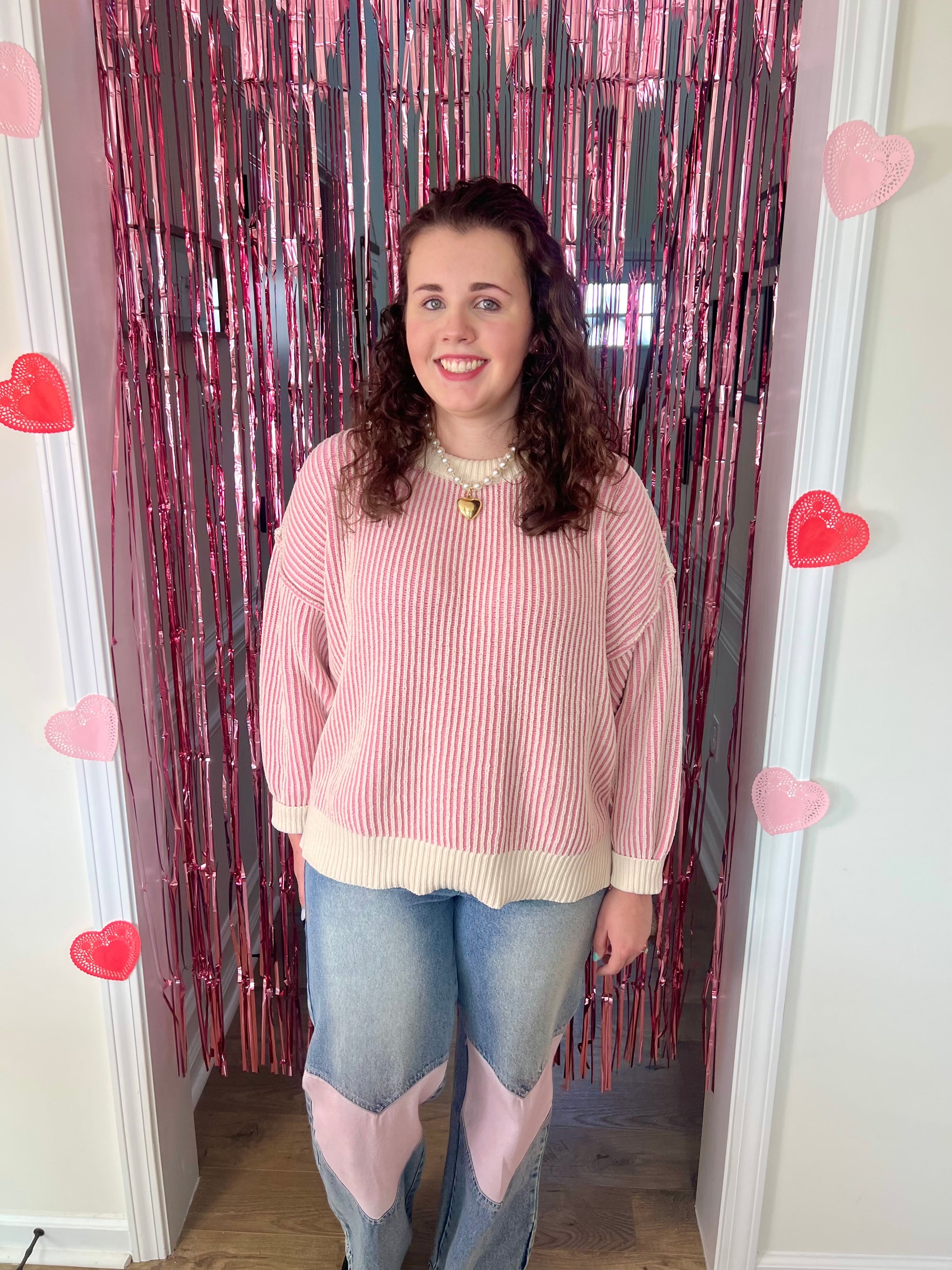 Asheville Sweater- PINK