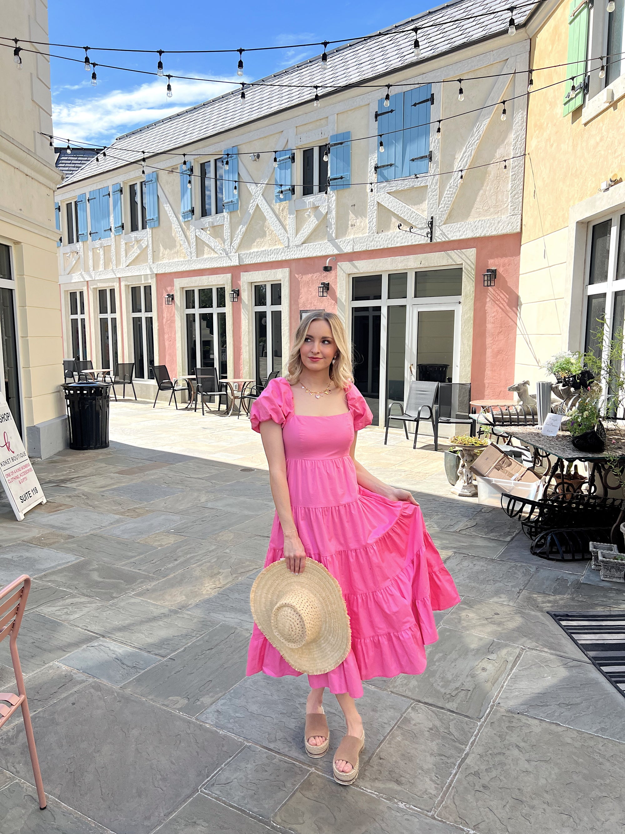 Strolling Portofino Midi Dress