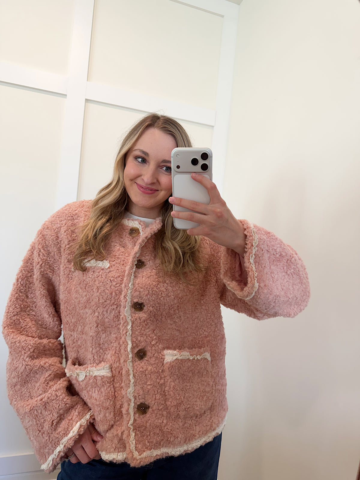 Pippa Boucle Sherpa Jacket