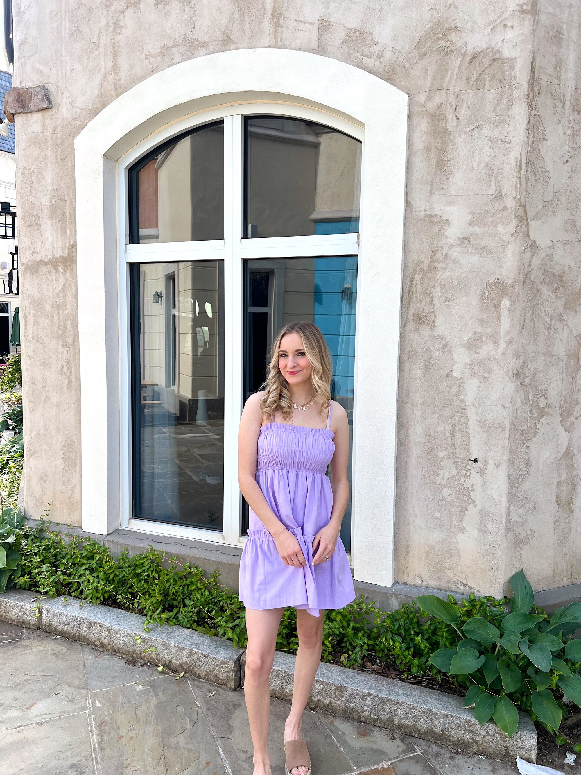 Wisteria Vines Mini Dress