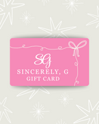 Sincerely, G Boutique Gift Card