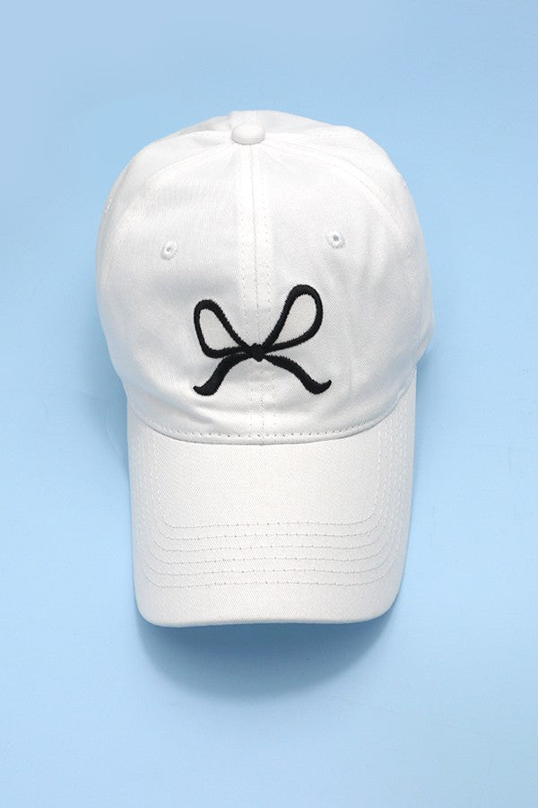 Briar Bow Hat - White