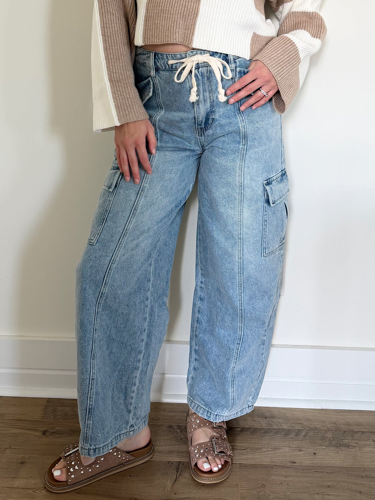 Rooney Cargo Barrel Jeans