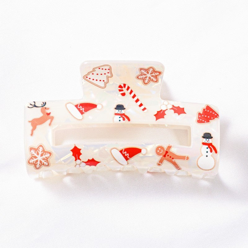 Holly Jolly Claw Clip
