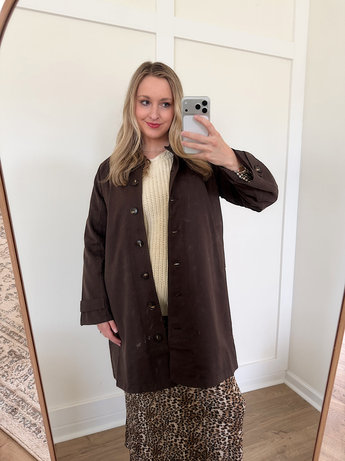 Kensington Trench Coat- Brown