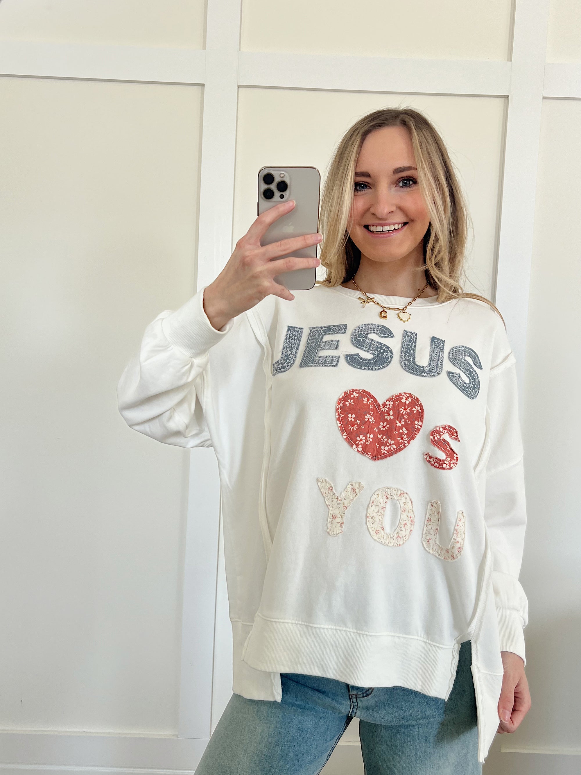 Jesus Loves You Pullover