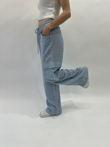 Lola Linen Pants- ONE LARGE