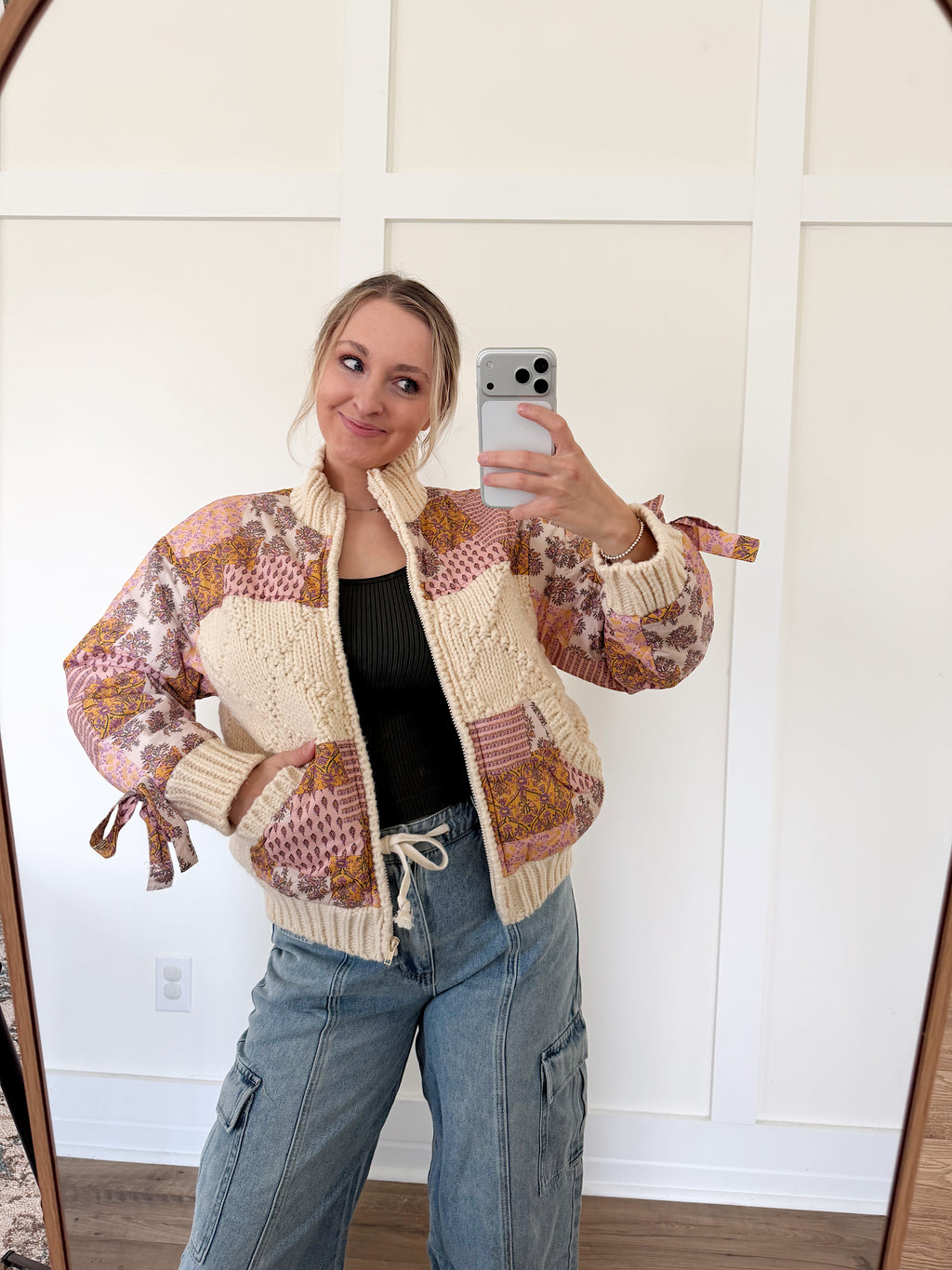 Rylan Patch Print Jacket