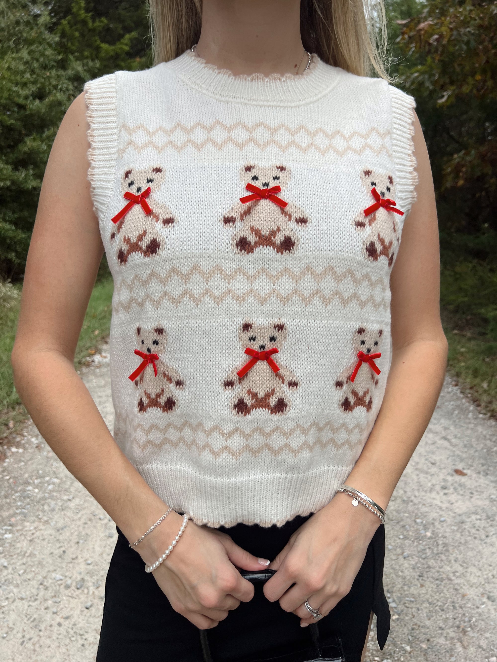 Teddy & Bows Vest