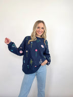 Stitched In Bloom Sweater