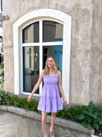 Wisteria Vines Mini Dress