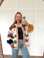 Elowen Patchwork Open Cardigan