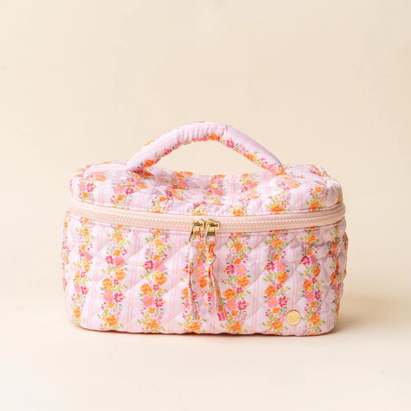 Genevieve Quilted Cosmetic Bag- ONE LEFT