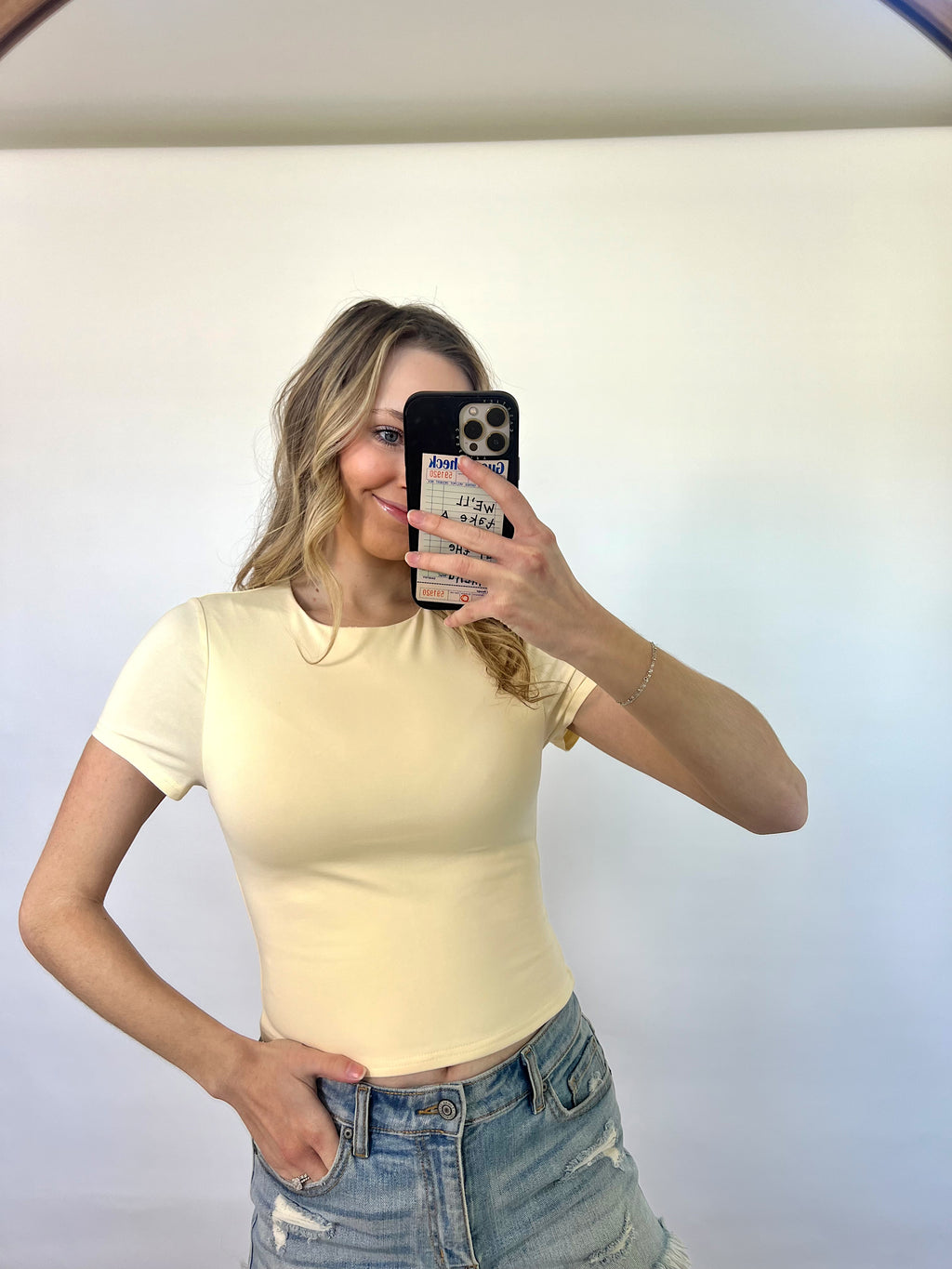 Lemon Cream Top