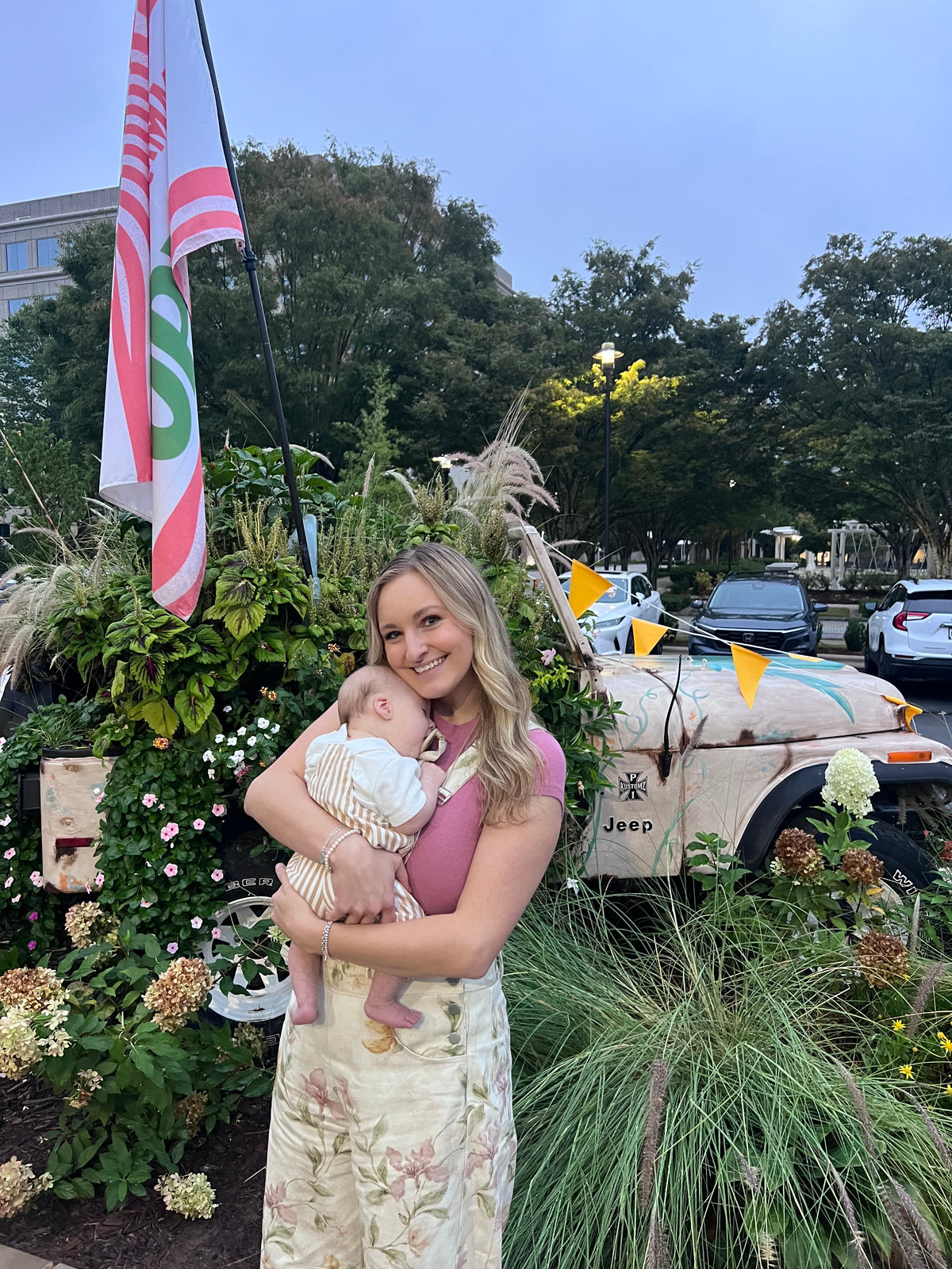 Evangeline Vintage Floral Overalls