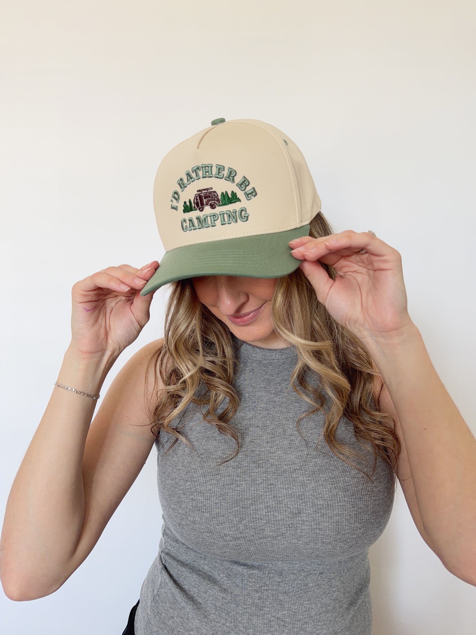 I'd Rather Be Camping Hat