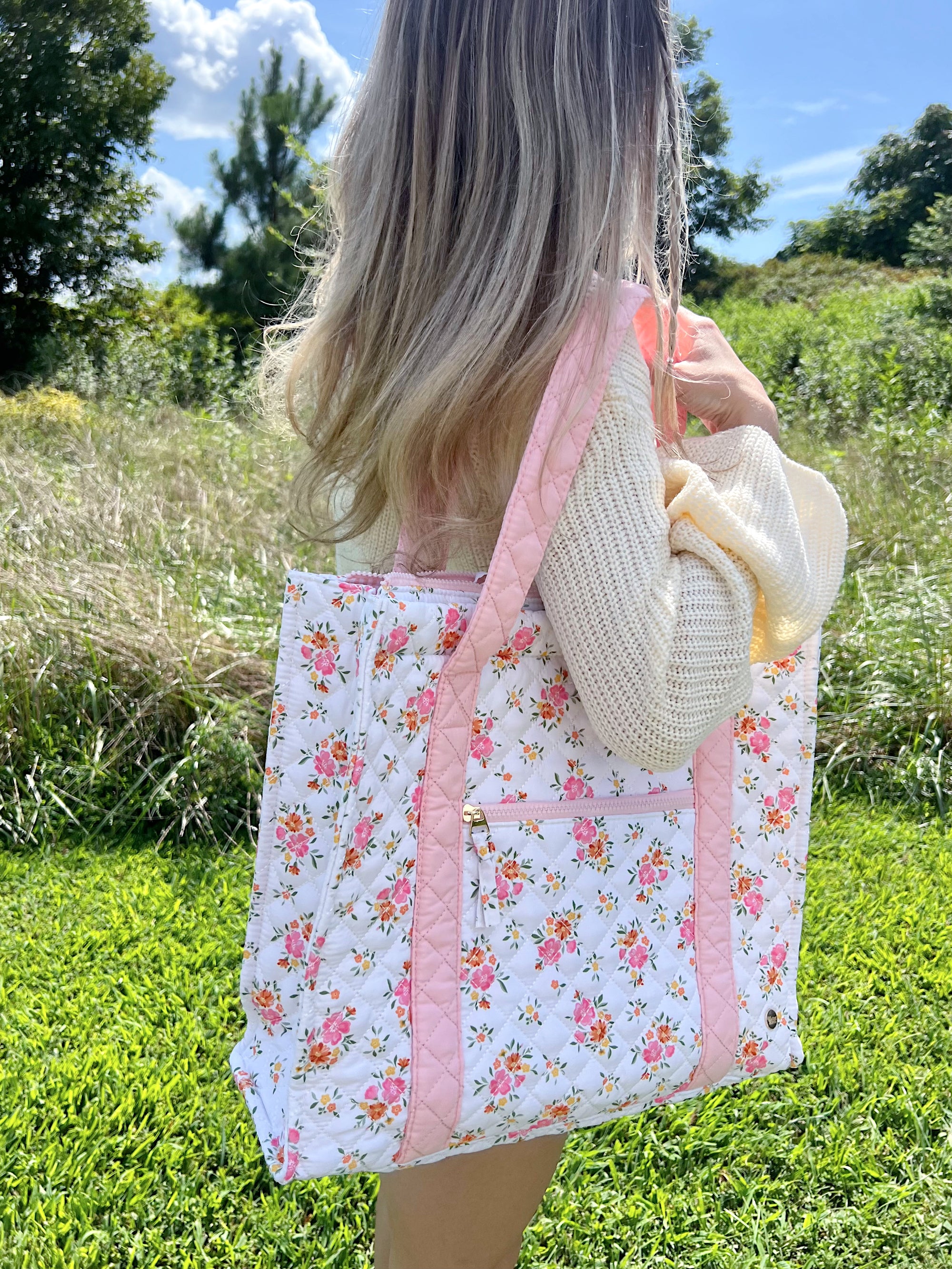 The Everyday Quilted Tote Bag