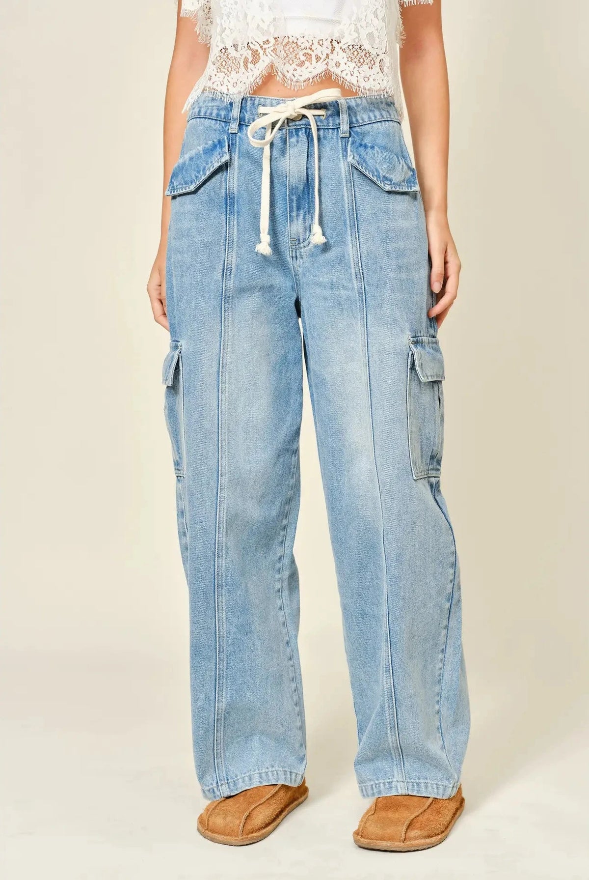 Rooney Cargo Barrel Jeans