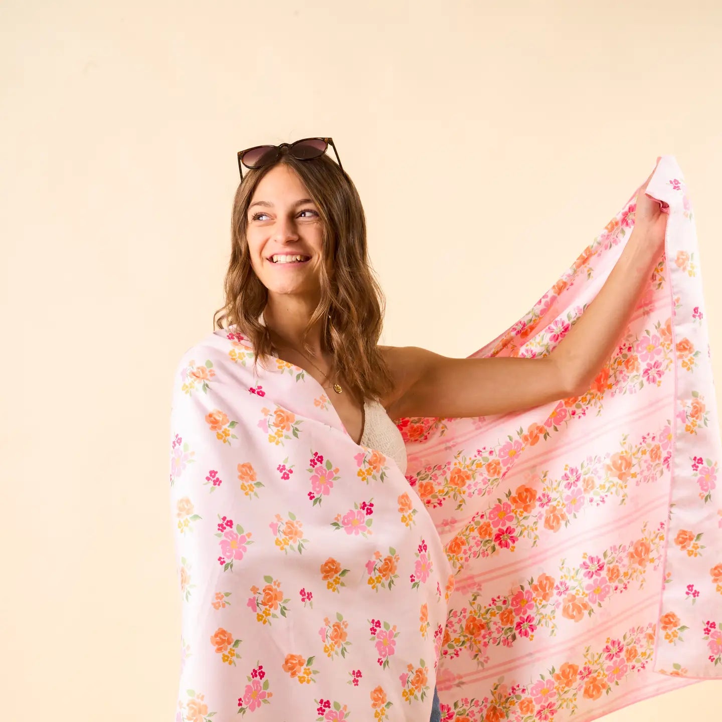 Petals On Petals XL Quick-Dry Beach Towel