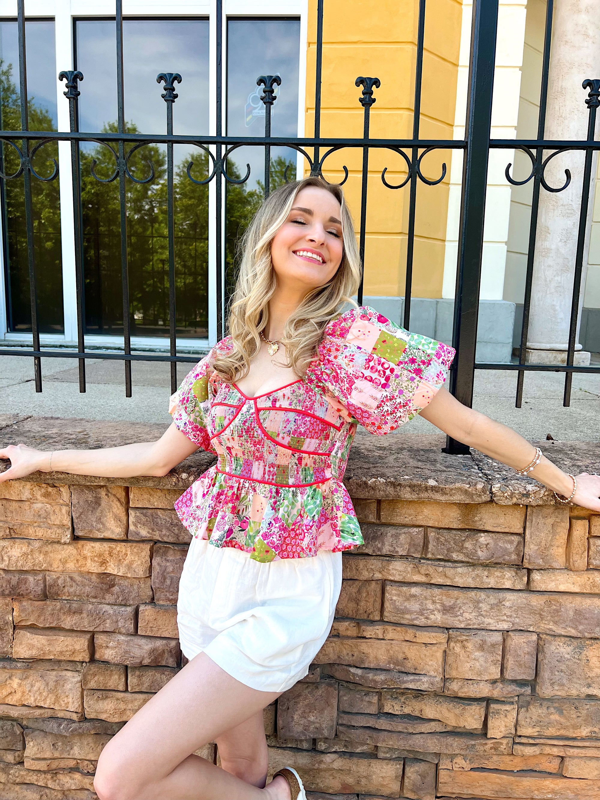 Sunset Spritz Top- ONE MEDIUM