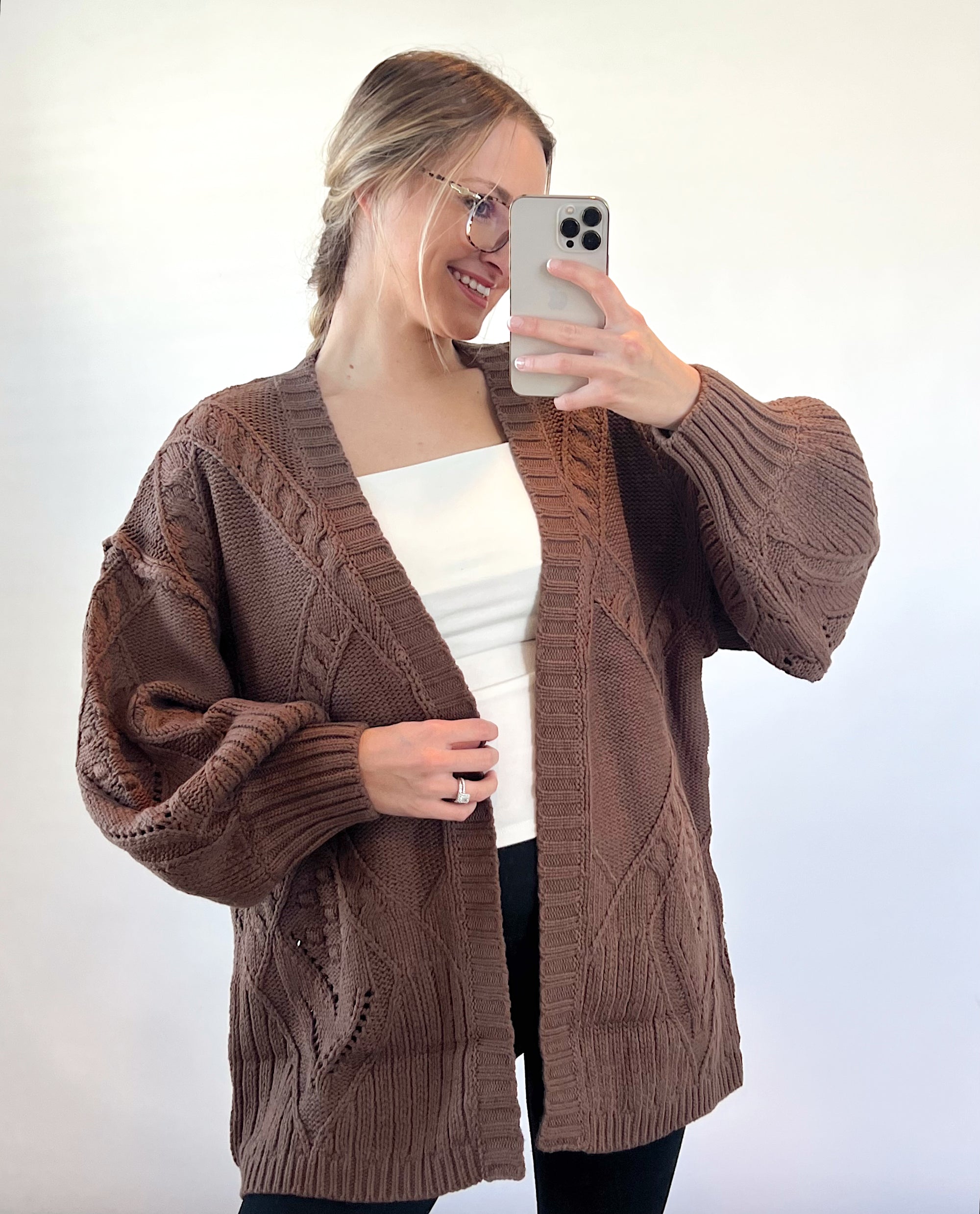 Between The Pages Cardigan- ONE SMALL LEFT