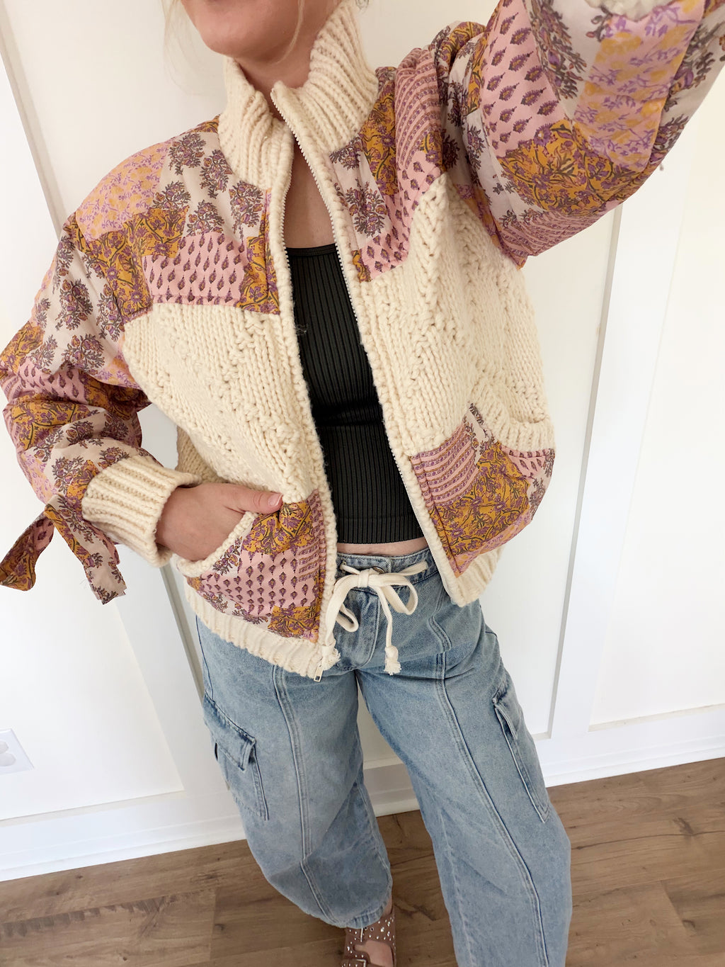 Rylan Patch Print Jacket