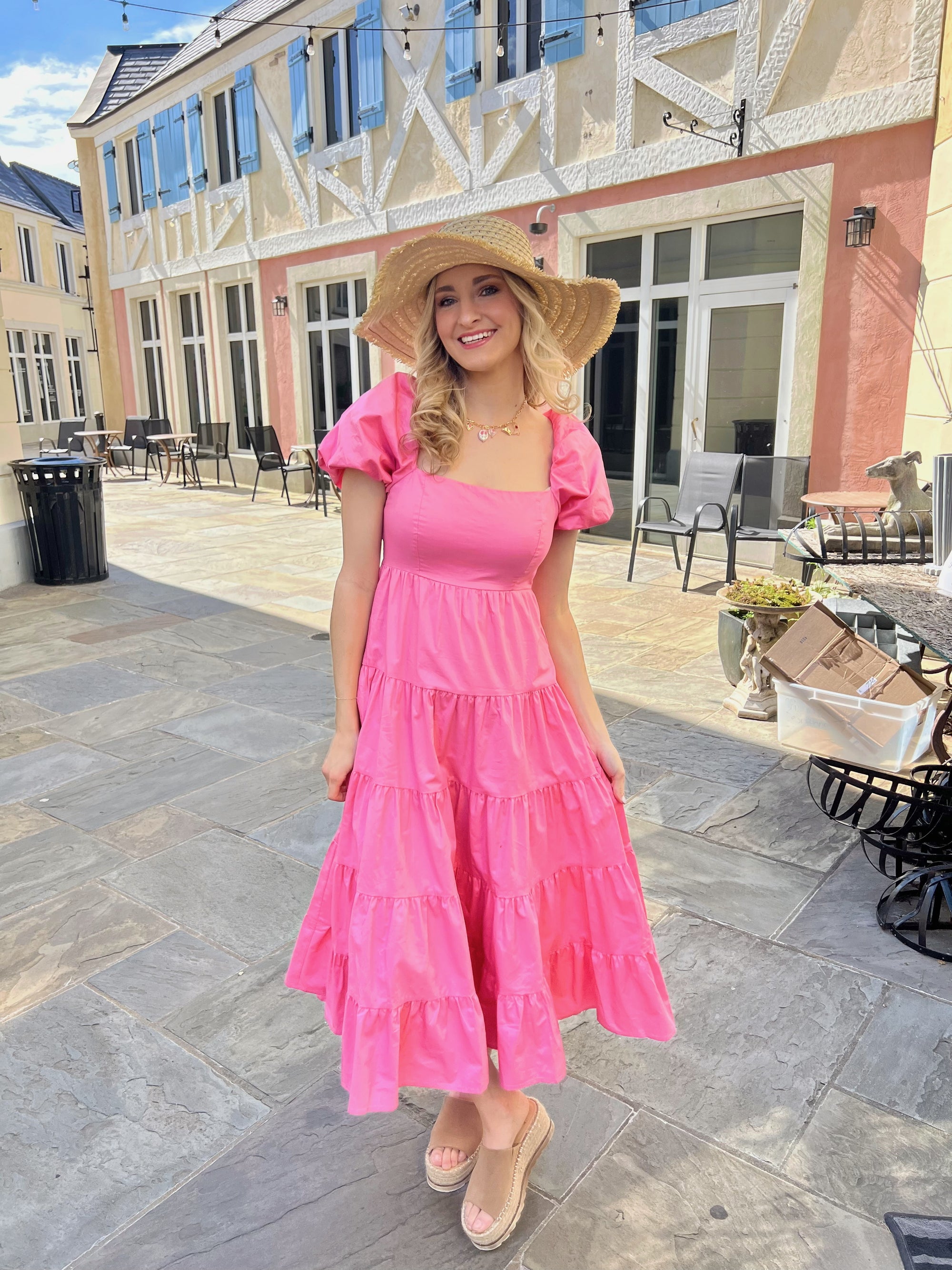 Strolling Portofino Midi Dress