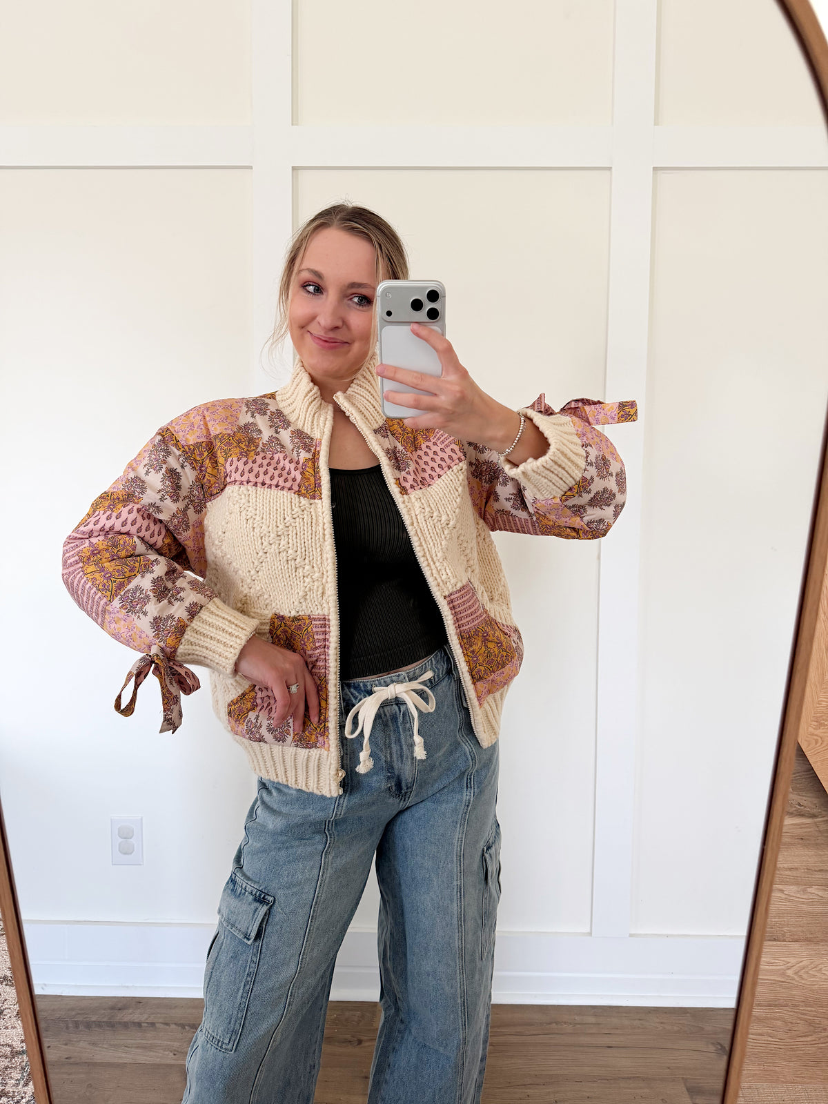 Rylan Patch Print Jacket