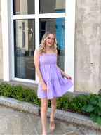 Wisteria Vines Mini Dress
