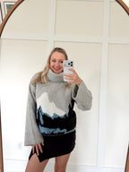 On Top Of The Mountain Turtleneck Sweater