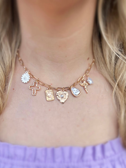Santa Maria Charm Necklace