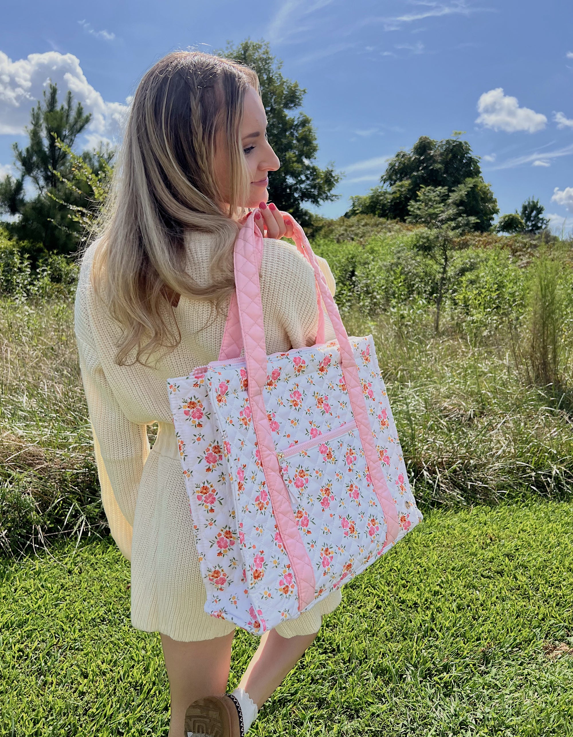 The Everyday Quilted Tote Bag