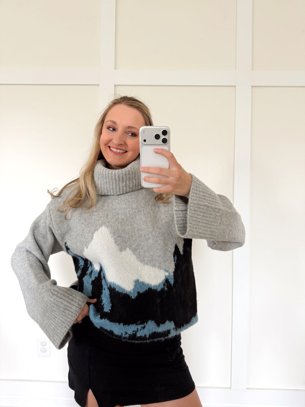On Top Of The Mountain Turtleneck Sweater