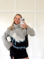 On Top Of The Mountain Turtleneck Sweater