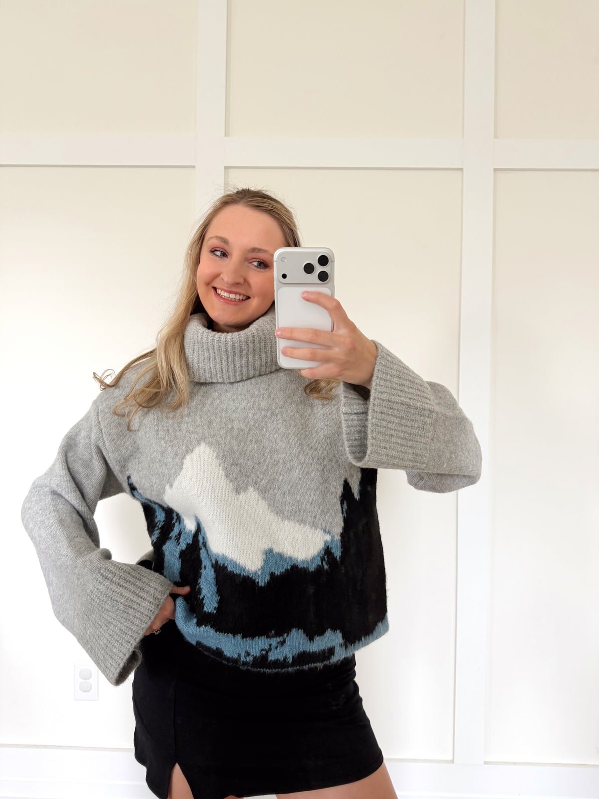 On Top Of The Mountain Turtleneck Sweater