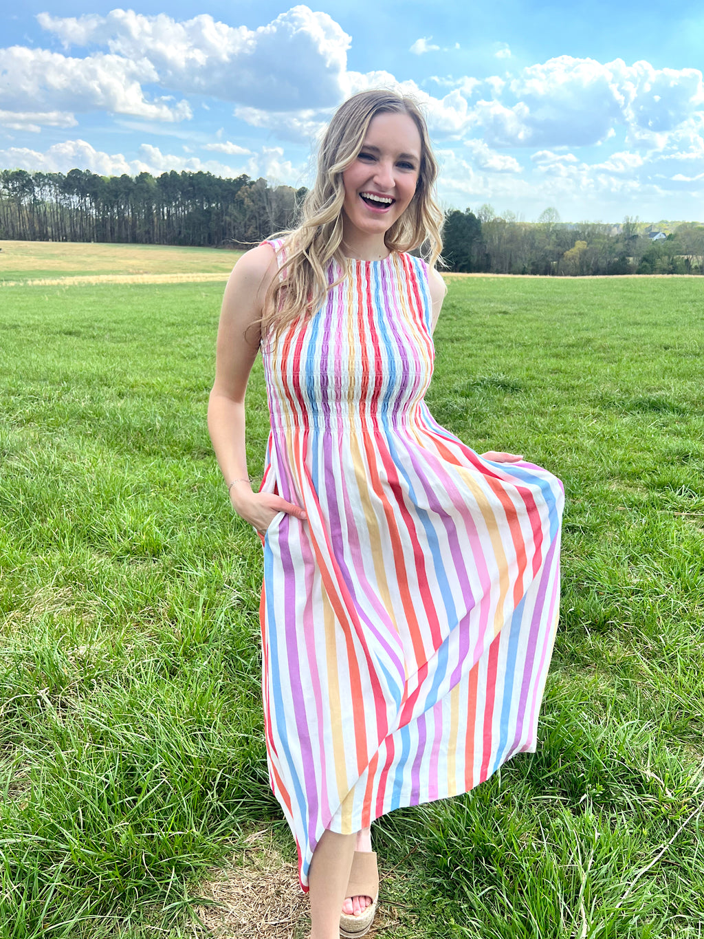 Lottie Dress- ONE LARGE LEFT