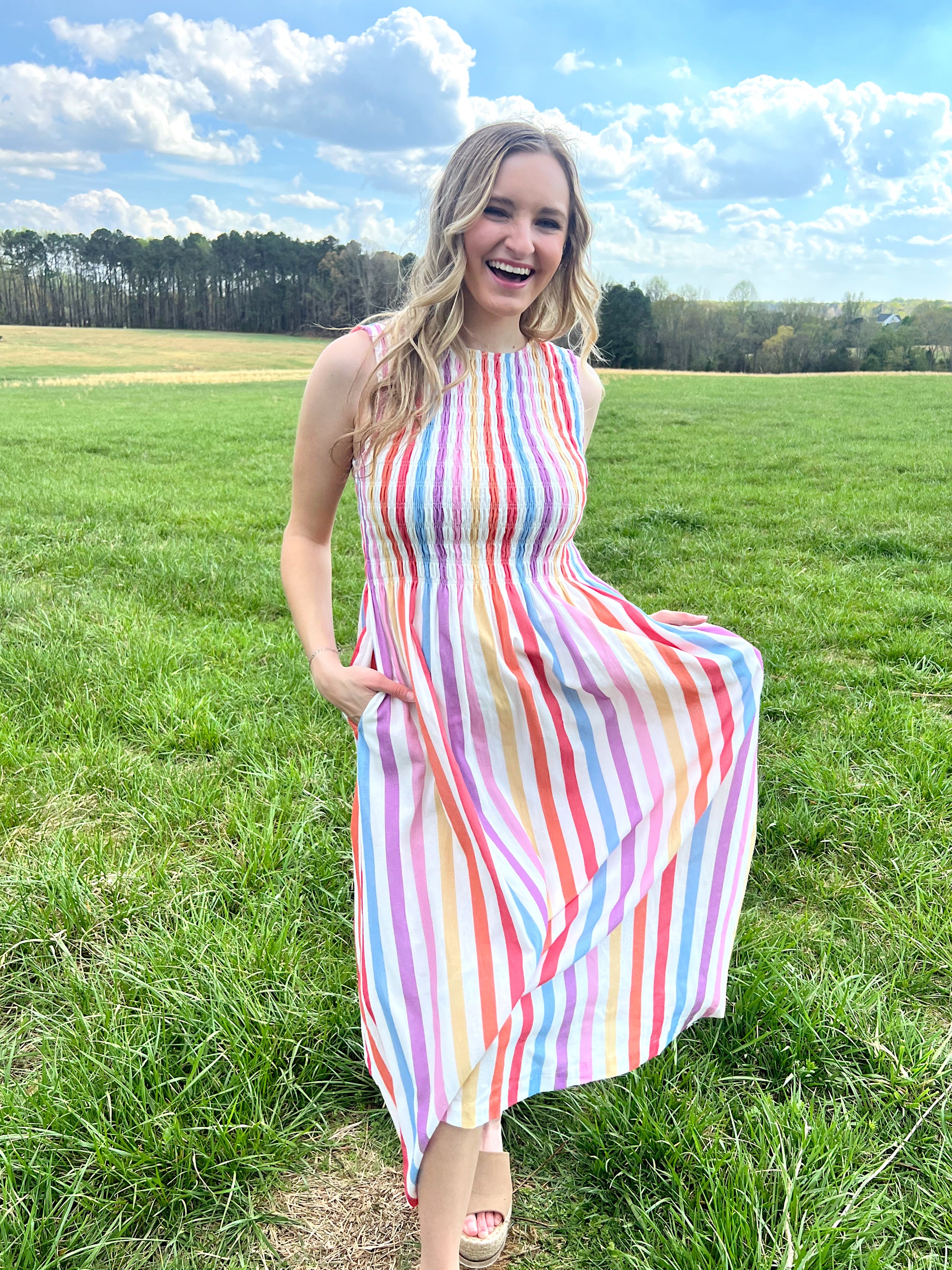 Lottie Dress- ONE LARGE LEFT