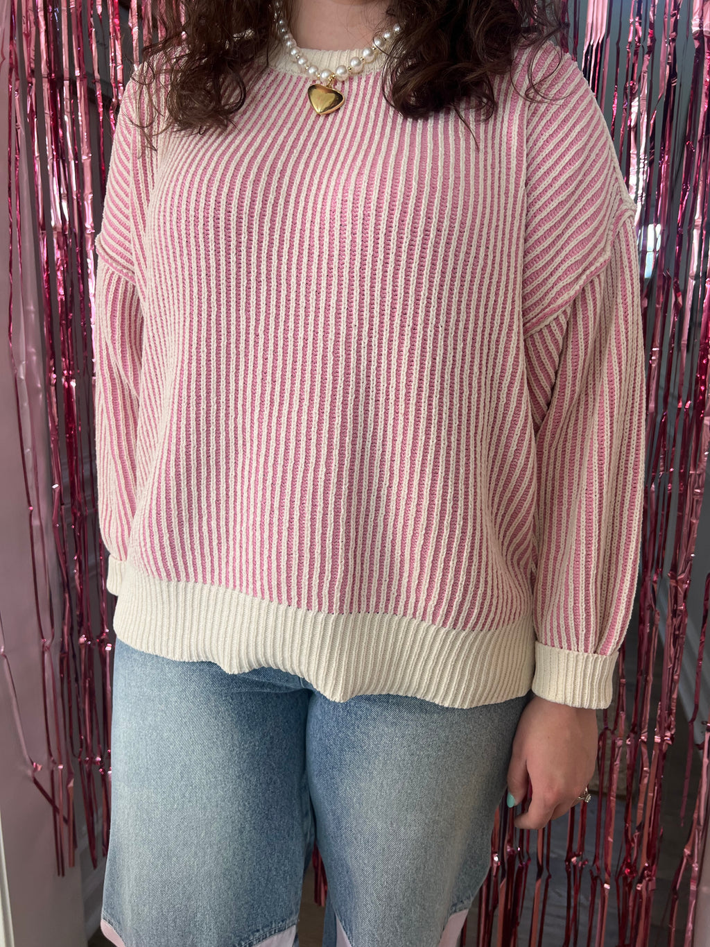 Asheville Sweater- PINK