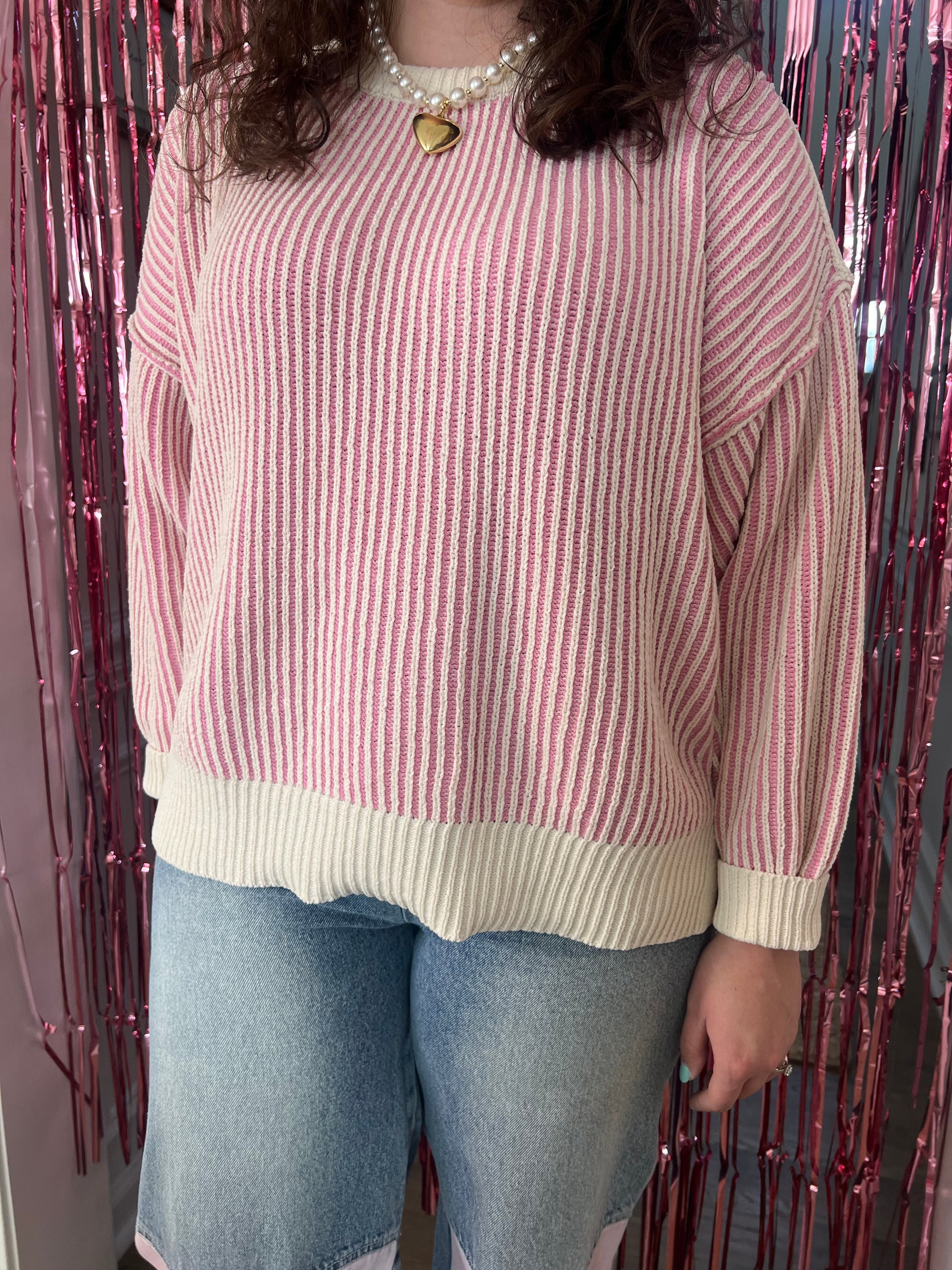 Asheville Sweater- PINK