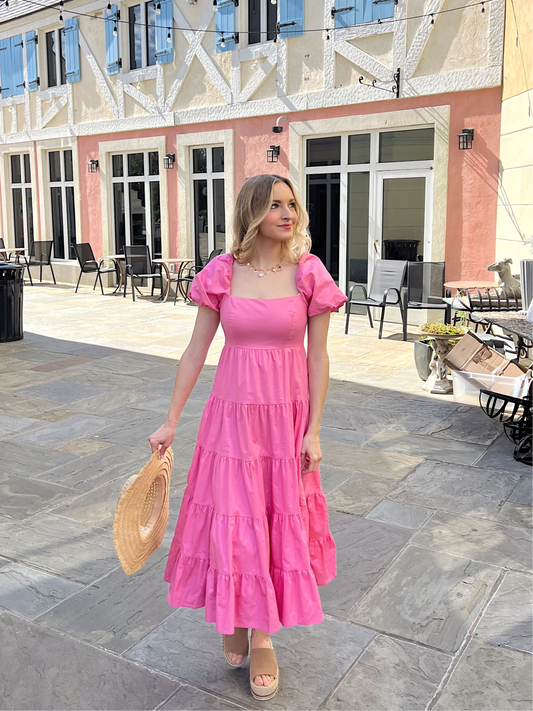 Strolling Portofino Midi Dress