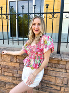 Sunset Spritz Top- ONE MEDIUM