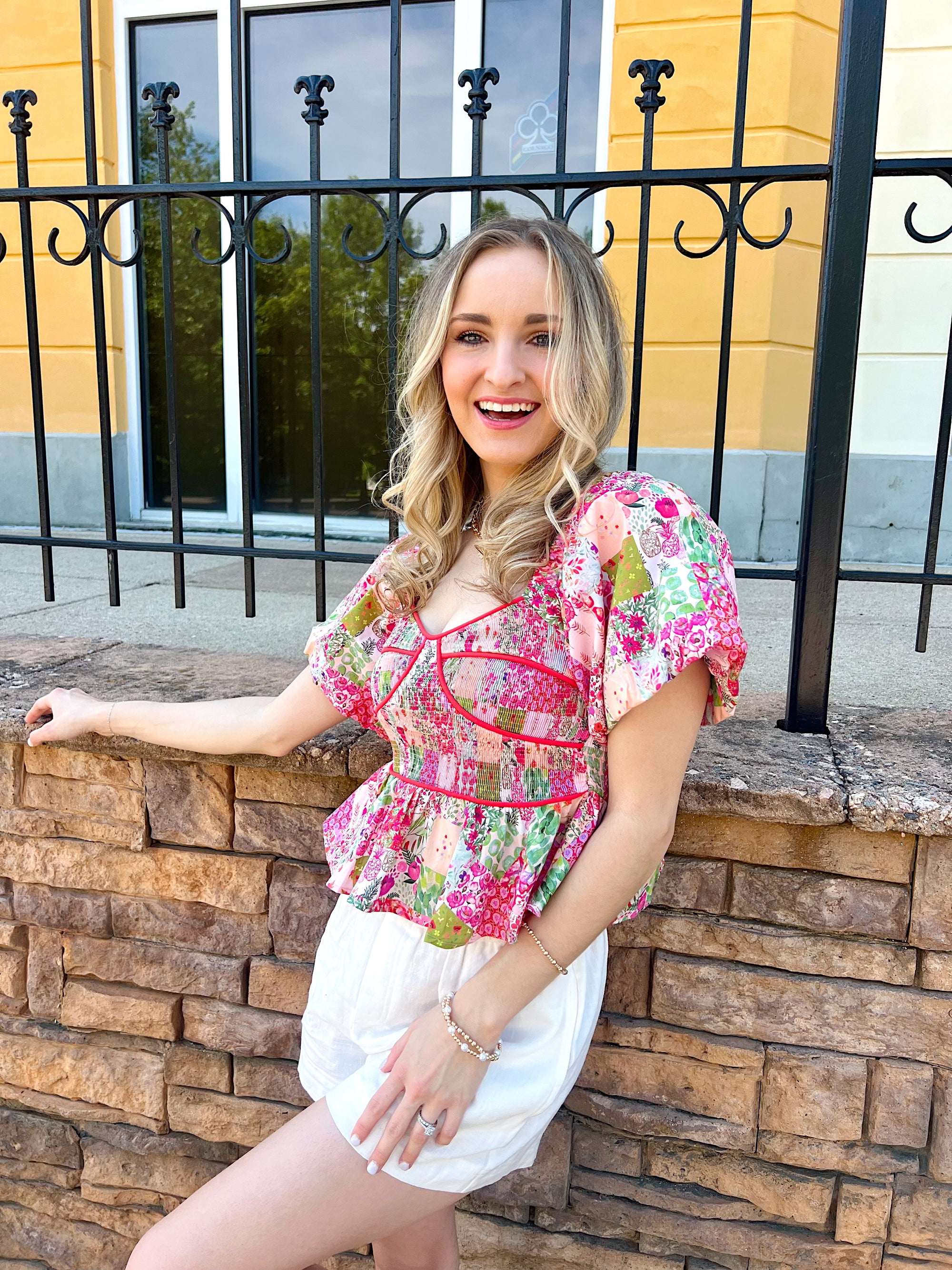 Sunset Spritz Top- ONE MEDIUM