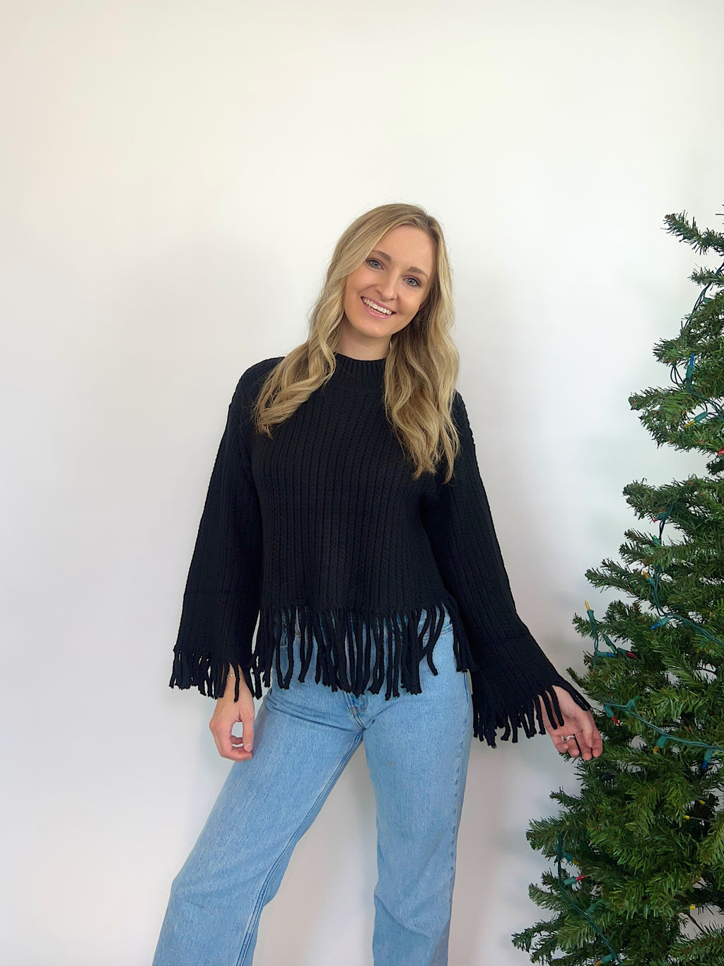 Shadow Peak Fringe Sweater
