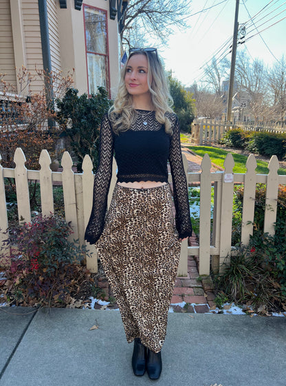 Love Me Wild Skirt- ONE SMALL