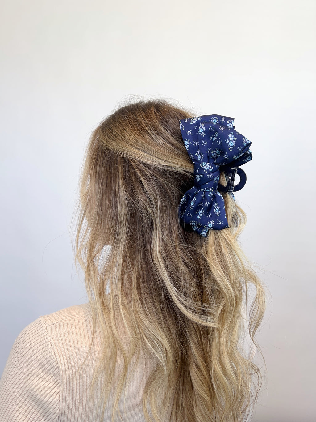 Alessandra Satin Bow Claw Clip
