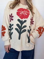 Painted Garden Pullover