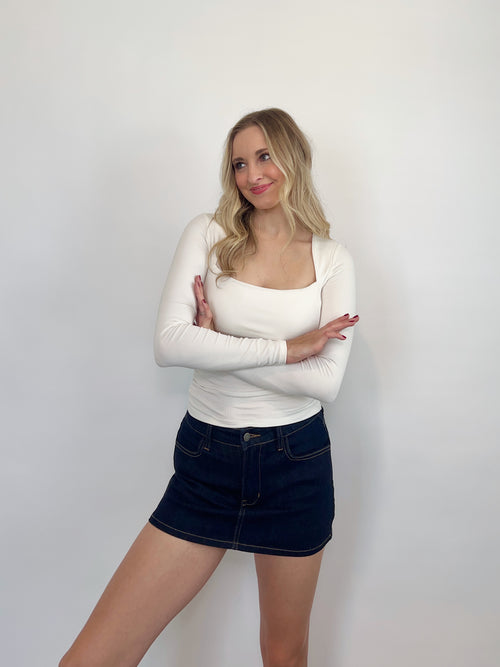 Ava Top- ONE LARGE LEFT