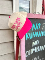 Jesus Saves I Spend Hat- PINK
